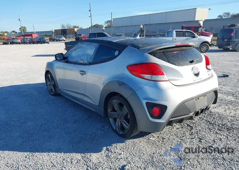 2015 Hyundai Veloster Turbo из США, поврежденный, VIN KMHTC6AE2FU239676
